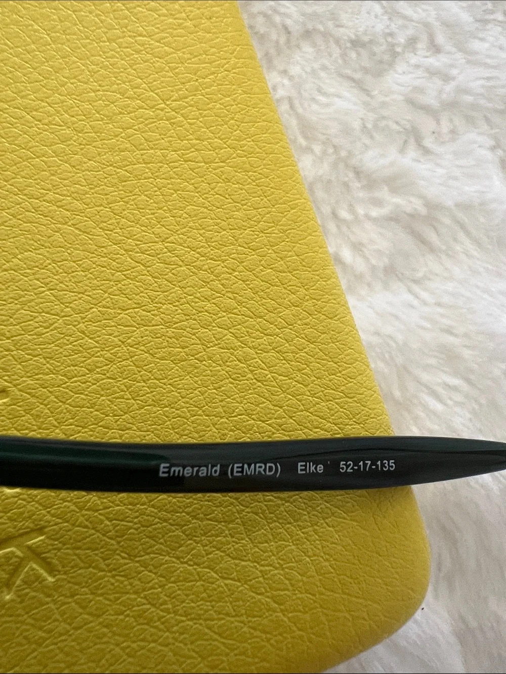 Trina Turk Women's Emerald Green Semi-Rimless Glasses with Gold Accents (Frames)